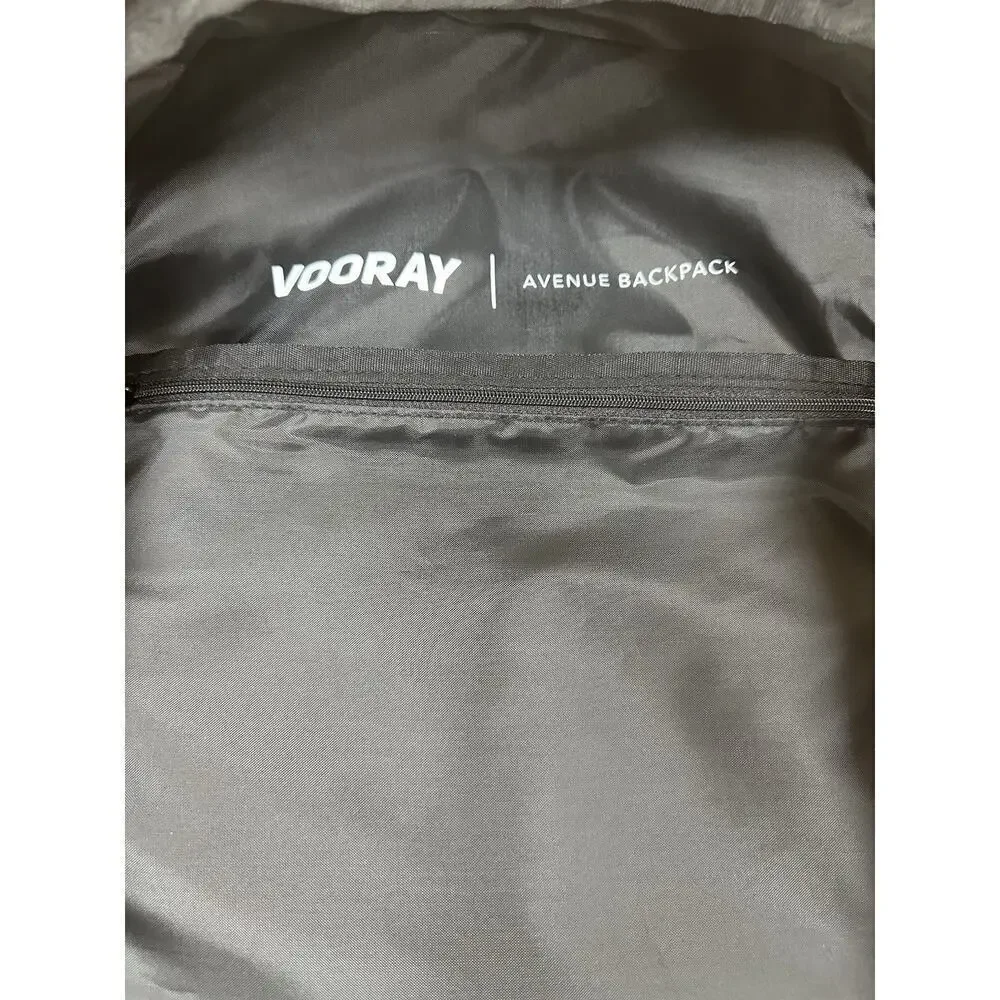 Vooray Avenue Backpack Blue and Black NWT 17x11x6 Multi Pockets Lightweight